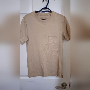Banana Republic Beige Supima T-Shirt.